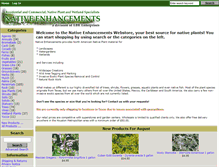 Tablet Screenshot of nativeenhancements.com